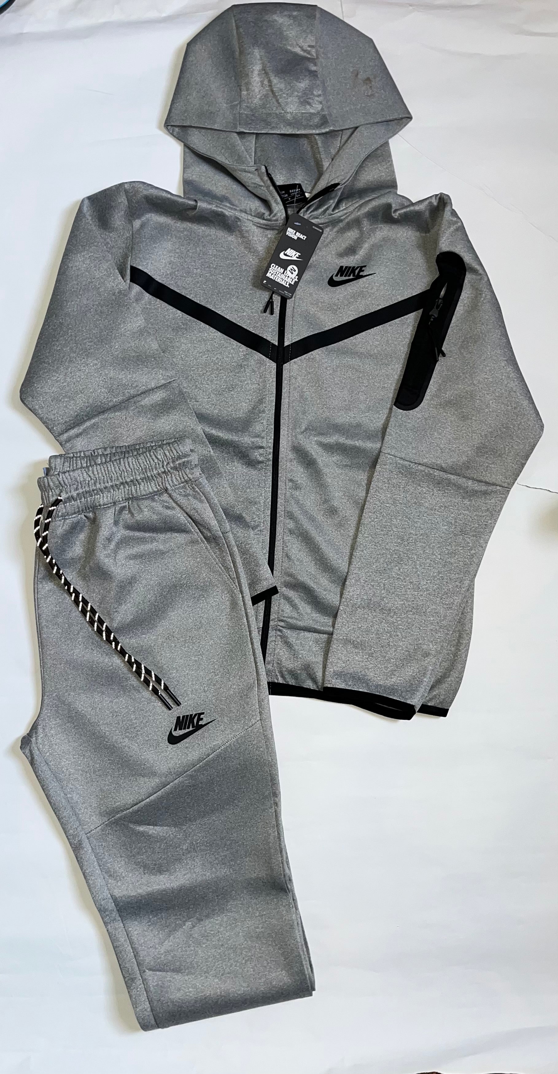 Grey nike teck