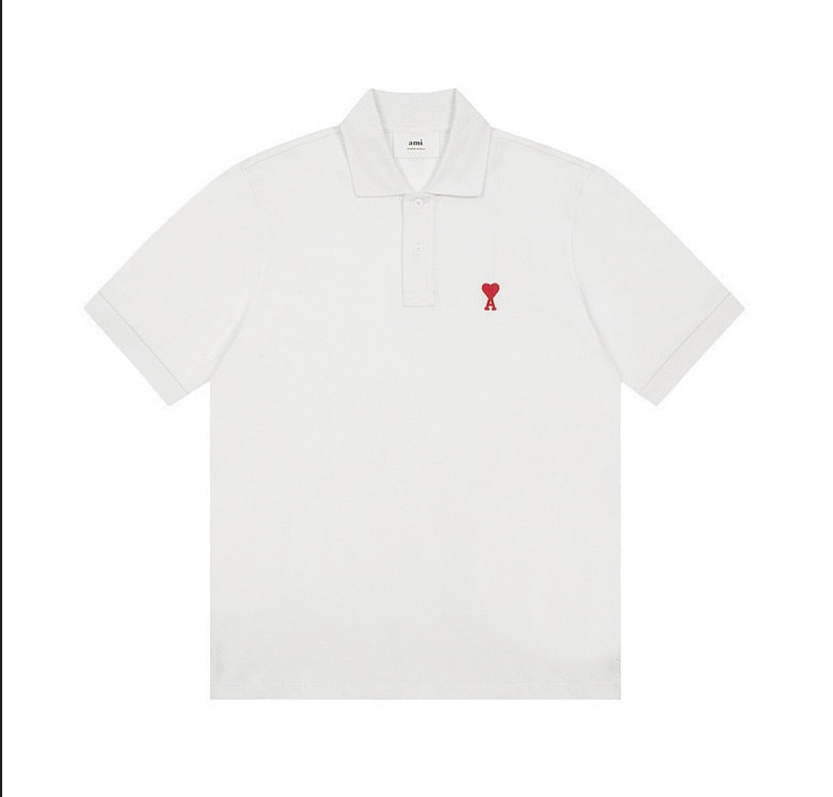 White polo ami tee