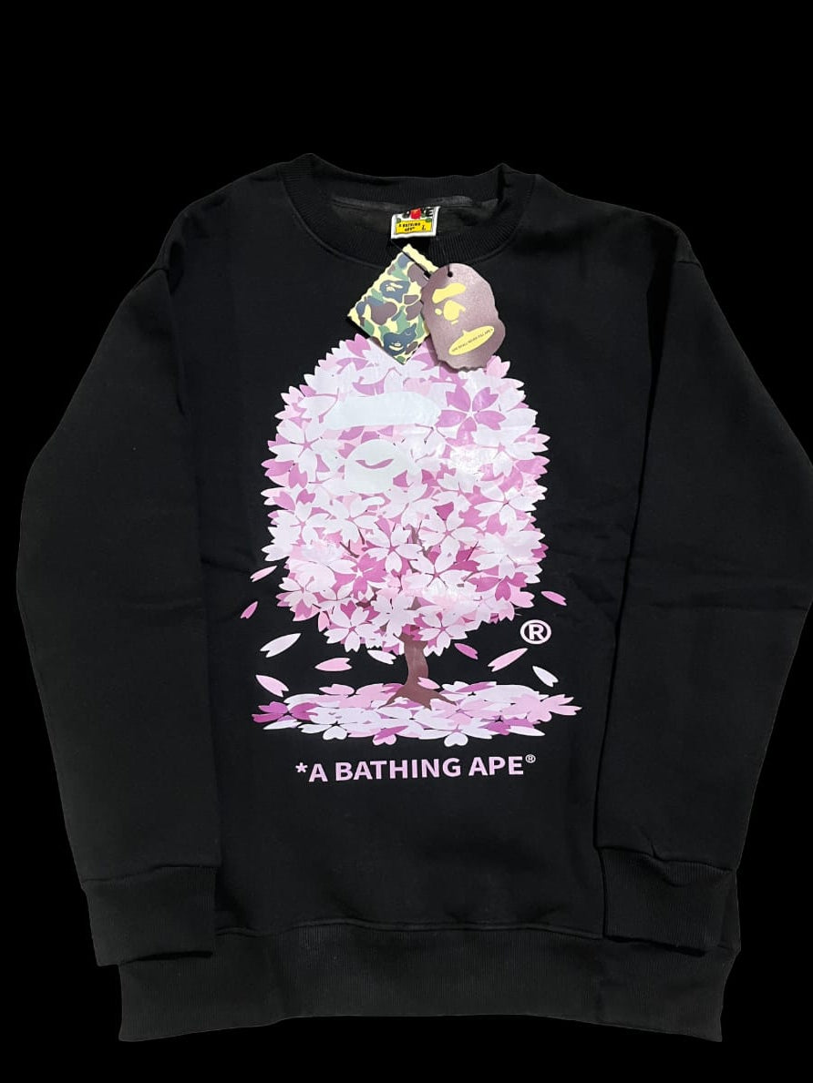 Black bape crewneck